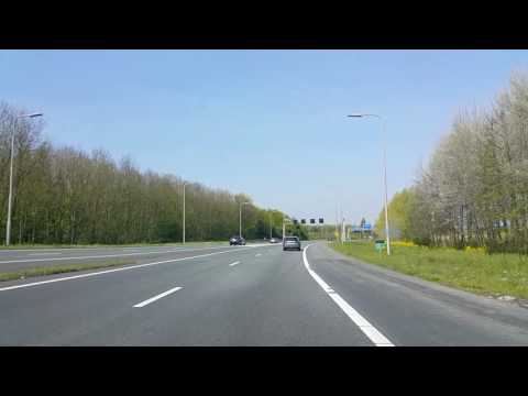 Wegvideo Utrecht: A12 Parallelbaan 》Den Haag ----》A2 》Amsterdam ( Leidsche Rijn Tunnel ).