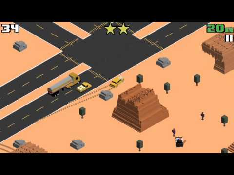 Smashy Road: Wanted (by Bearbit Studios B.V.) - racing game for android and iOS - gameplay. - YouTube