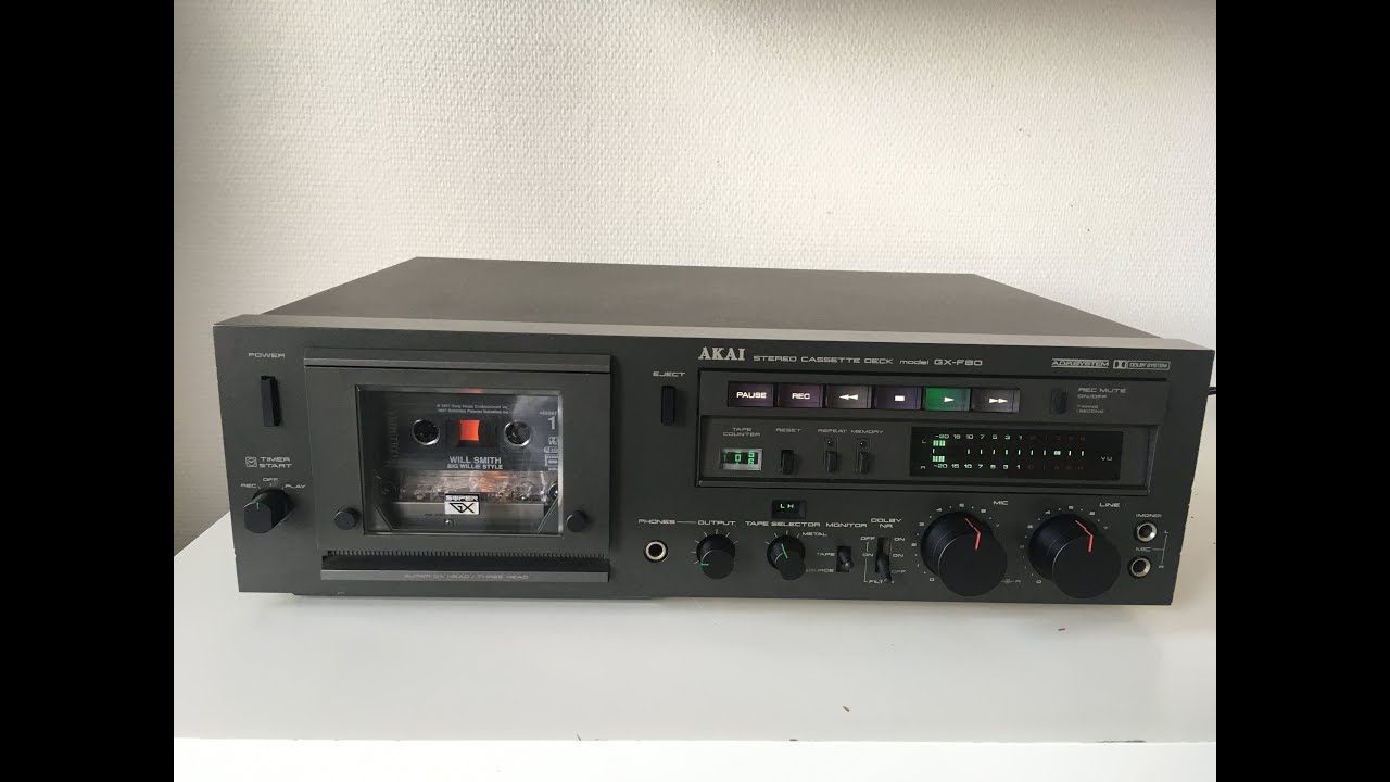 AKAI GX F80 Stereo Cassette Deck 1979 82