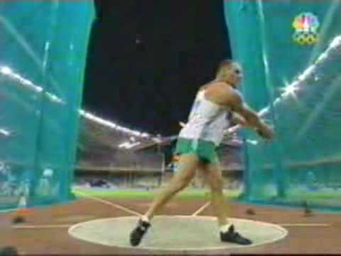 Discus Throwing - Robert Fazekas 2004 Athén 70.71m