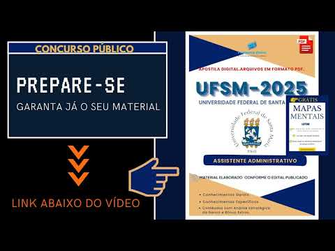 Apostila UFSM Assistente Administrativo 2025