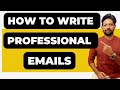 How To Write A Professional Email