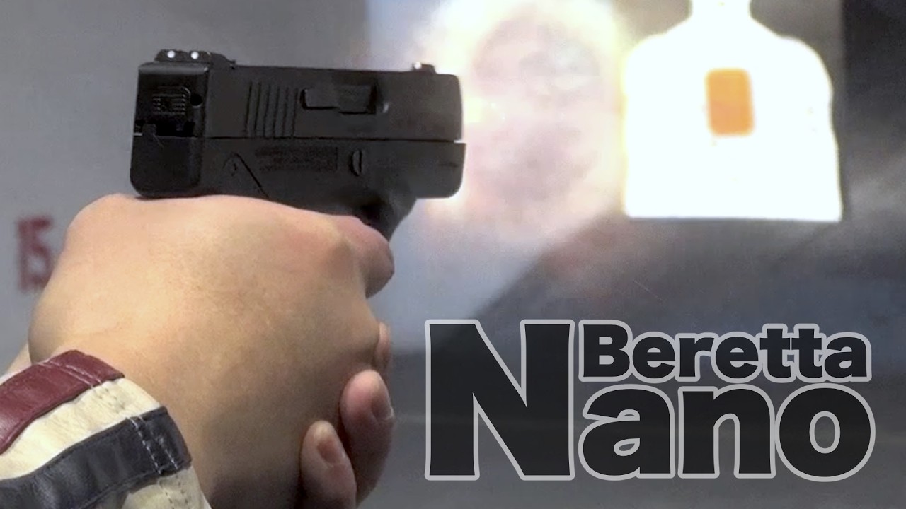 実銃【ベレッタ・ナノ】護身用コンシールドキャリー向け小型自動式拳銃「Beretta BU9 Nano」9mm実弾射撃
