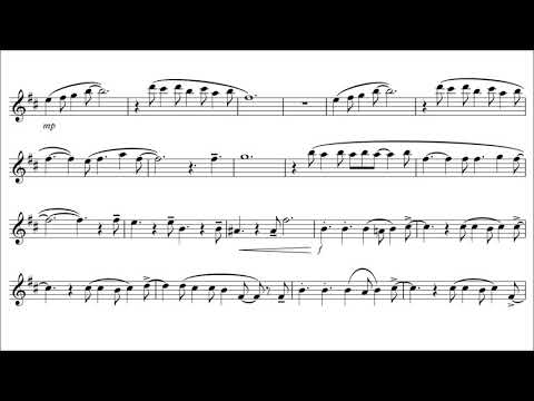Alto Saxophone Play-Along - La La Land - City of Stars - with piano backing track and sheet music