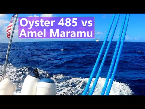 Ep 110 The Race Is On! Oyster 485 vs Amel Marimu 32nm St Kitts to St Barts