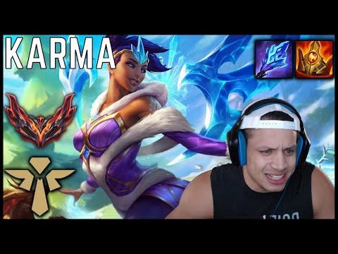 🌙 Tyler1 500LP+ ALMOST IN CHALLENGER | Karma Support Gameplay | Support Challenge | Season 12 ᴴᴰ