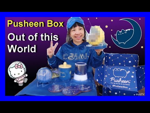 PUSHEEN BOX Unboxing - Fall - Out of This World & Loot Crate Hello Kitty