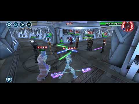 Grievous vs Starkiller (SWGOH TW) GG vs SK mara omicron TW / GT