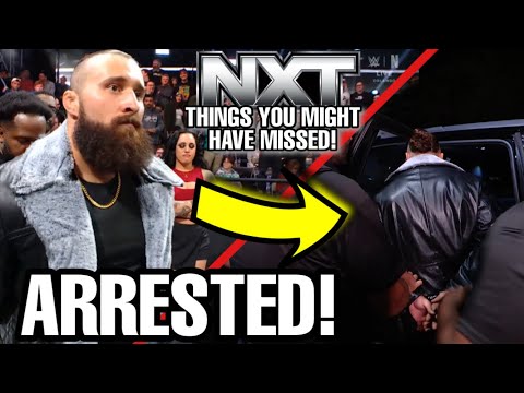 TONY D’ANGELO ARRESTED! TATUM PAXLEY SUSPENDED! JOE HENDRY SPAWNS! WWE NXT 