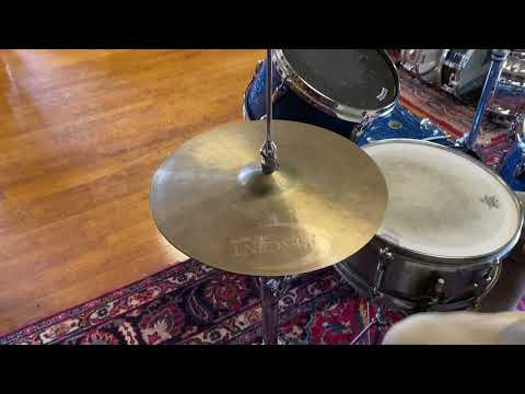 Used Crescent 14" Fat Hats Hi-Hat Cymbals 910/1065g