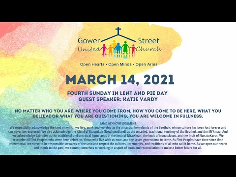 Gower Street United Church - March 14 2021 - PIE Day