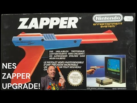 NES Zapper Trigger-Upgrade! DIY-Anleitung: Einfachere und leisere Bedienung! Nintendo-Waffenmodif...