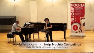 JOSIP NOCHTA COMPETITION LIVIA FERRARA Cadenza by Lucie Robert