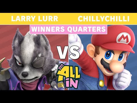 2GG All In - Larry Lurr (Wolf) Vs ChillyChilli (Mario) Winners Quarters - Smash Ultimate