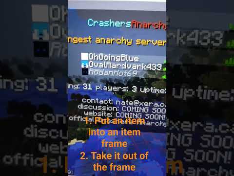 How to DUPE on Crashers Anarchy GUIDE!!! #mcserver #minecraftjava #minecraft #minecraftserver #2b2t