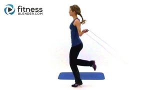 Jump Rope Weight Loss Routine - 20 Minute Home Cardio Workout