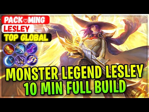 Monster Angelic Agent, 10 Min Full Build [ Top Global Lesley ] Pack♡Ming - Mobile Legends Build