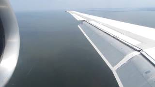 preview picture of video 'Air Uganda MD-87 Landing in Entebbe, Uganda - Window View'