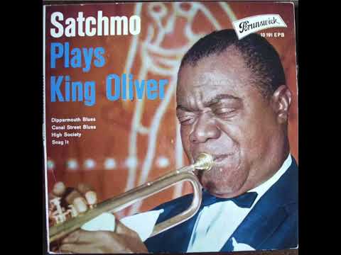 "New Orleans Stomp" Louis Armstrong from lp Satchmo Plays King Oliver 1956