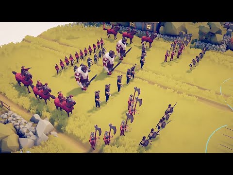 50x GIANT TEAM vs 33x ARMY MAN - Totally Accurate Battle Simulator | TABS