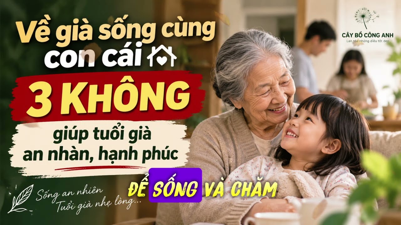 Thương con đến đâu, tuổi già cũng nên giữ lại 3 thứ cho mình