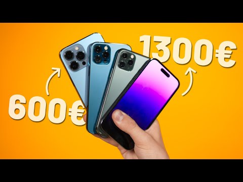 XXL-Vergleich: iPhone 14 (Pro) vs iPhone 13, 12 & 11