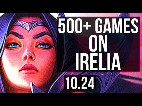 IRELIA vs KARTHUS (TOP) | 8 solo kills, 500+ games, Legendary | NA Challenger | v10.24