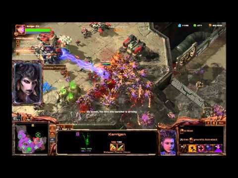 StarCraft II Heart of the Swarm: Mission 18, Planetfall on Brutal Difficulty