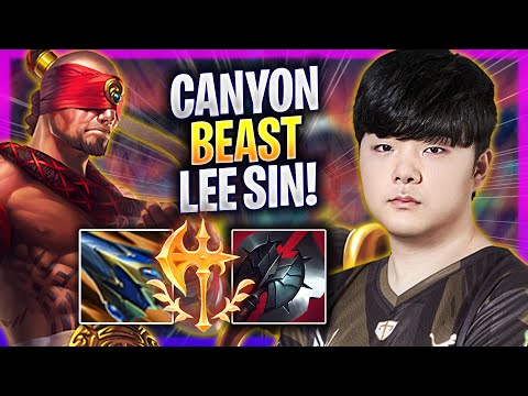CANYON IS A BEAST WITH LEE SIN! - GEN Canyon Plays Lee Sin JUNGLE vs Jax! | Season 2024