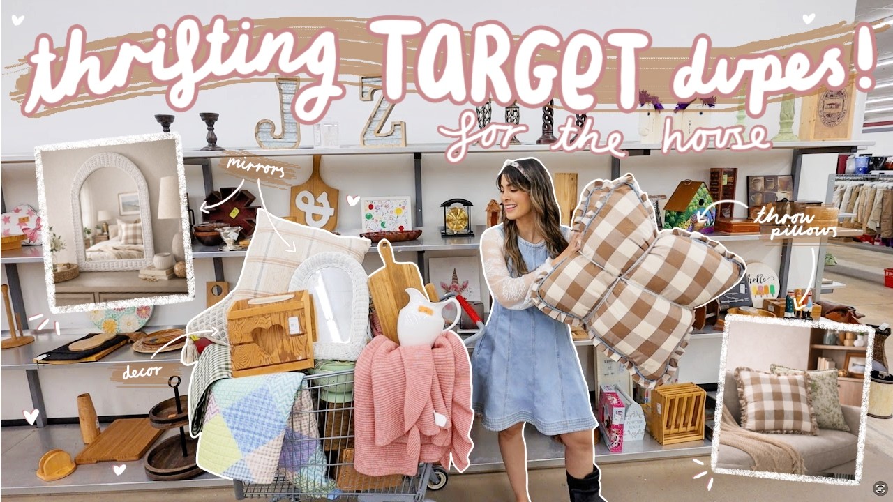 THRIFT WITH ME for HOME DECOR that is *actually vintage* not “vintage inspired”