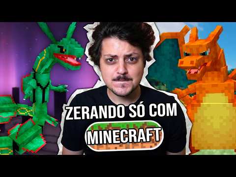 DÁ pra ZERAR Pokémon SÓ que no MINECRAFT!??! 🌍💚