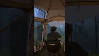 Download lagu Solo Thunderstorm Camping ⚡ Cozy rain sounds for sleeping (ASMR) #campinginheavyrain #shorts mp3