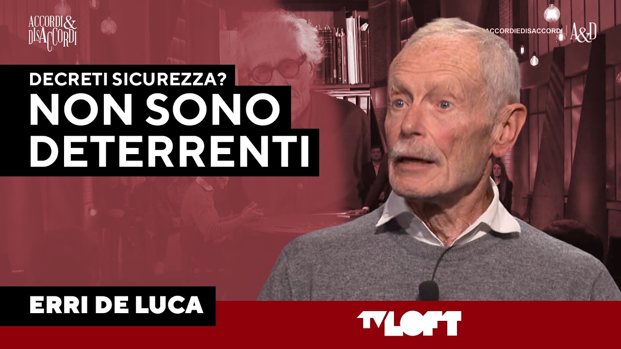 Erri De Luca sul "chi rompe paga" di Meloni: "Serve alla pubblicità, non è deterrente"