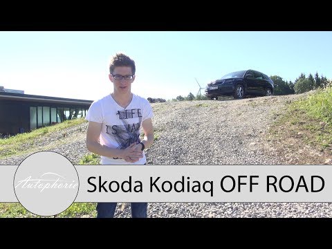 Skoda Kodiaq 2.0 TDI 4x4 OFF ROAD Fahrbericht / Härtetest am Bilster Berg - Autophorie