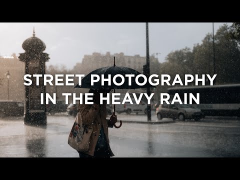 Paris in the heavy rain - Street Photography