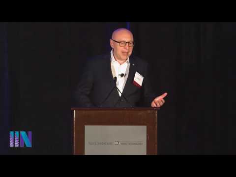 Stefan Hell discusses "MINFLUX Nanoscopy: Superresolution post-Nobel" at the  2019 IIN Symposium