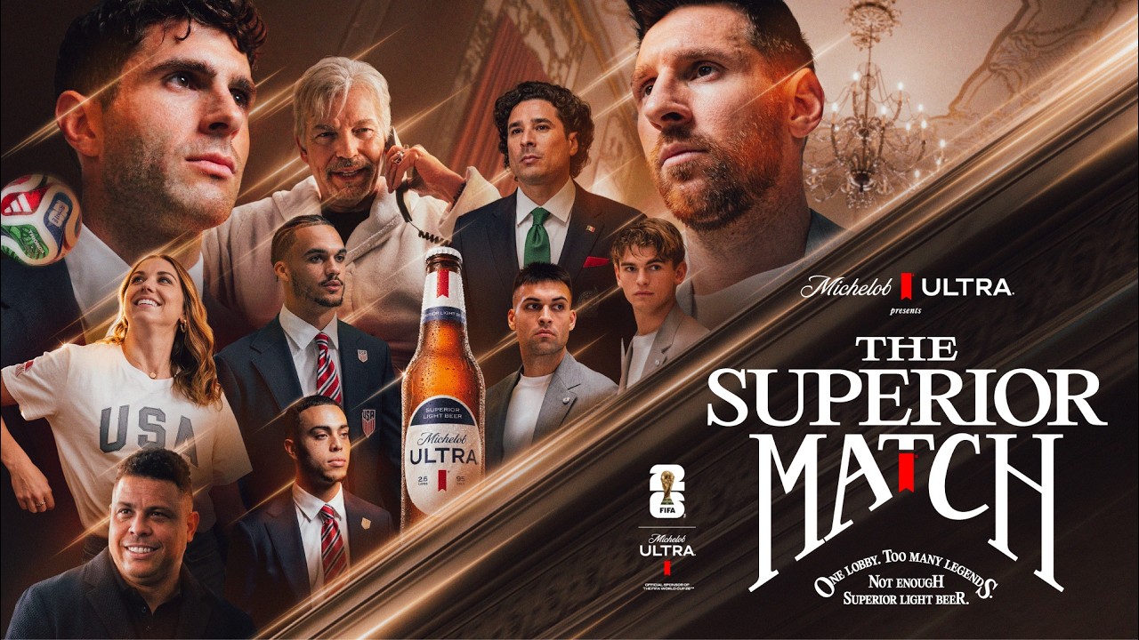 The Superior Match ft. Messi, Pulisic, Billy Bob Thornton | Michelob ULTRA - YouTube