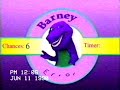Rare Footage Of Early Barney Error 1990 Barney Error 13