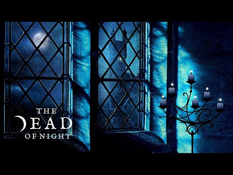 Stormy Night in a Medieval Castle Ambience ⛈️ | Rain on Window | Thunderstorm & Rain Sounds