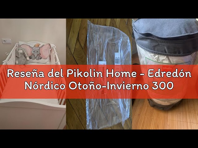 Vídeo relacionado con PIKOLIN Home - Edredón Nórdico Otoño-Invierno 300gr, Fibra Ecolofil Tacto Plumón, Relleno para Cama 90 (150x220 cm)