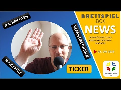 Brettspiel News 03. Oktober 2019