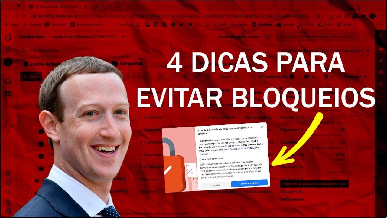 Siga isso e evite bloqueios no Facebook Ads