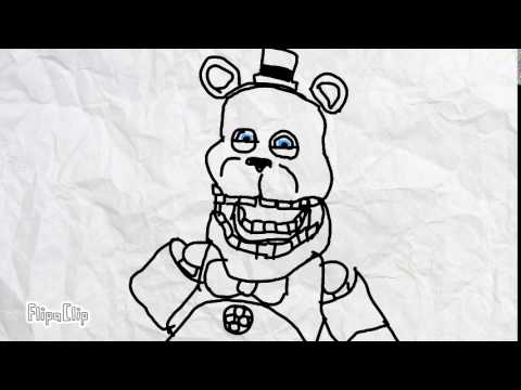 [FLIPACLIP] HOW I DRAW FREDBEAR - YouTube
