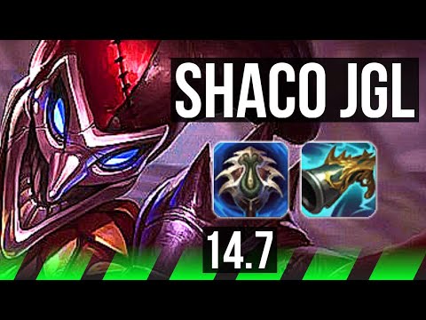 SHACO vs GRAGAS (JGL) | 16/1/6, 73% winrate, Legendary | NA Master | 14.7