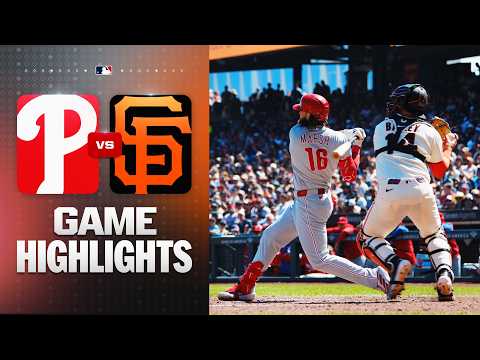 샌프란시스코 VS 필라델피아 MLB 하이라이트