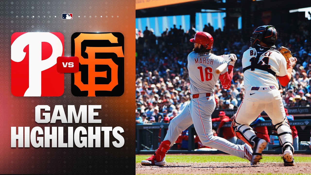 4월9일 샌프란시스코 필라델피아 MLB 하이라이트