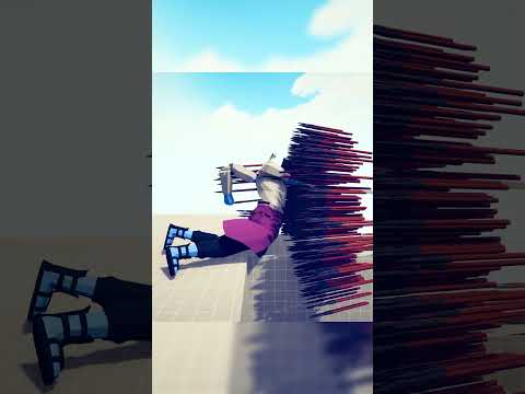 GIANT SASUKE vs BALLISTA GOD in TABS #gaming #tabs #games #ratgamer #shorts