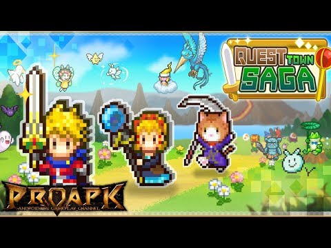 Quest Town Saga Gameplay Android / iOS (by Kairosoft Co.,Ltd) - YouTube