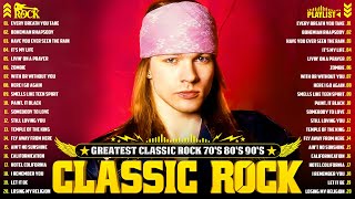 Aerosmith, Nirvana, ACDC, Queen, Bon Jovi, Scorpions, Guns N Roses 🔥 Best Classic Rock Of 70 80s 90s