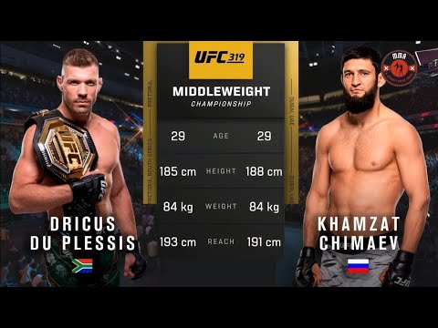 UFC 319: Khamzat Chimaev vs Dricus Du Plessis | Full Fight Highlights & Breakdown 